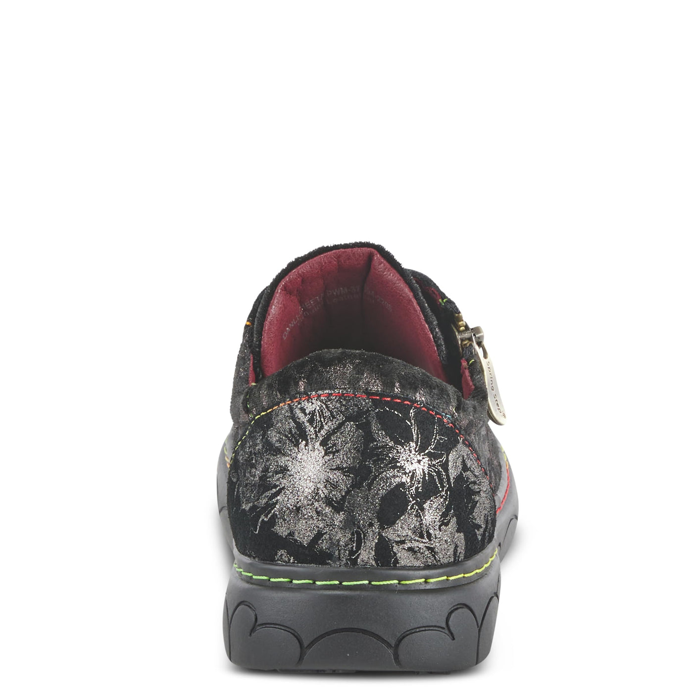 Spring Step L'Artiste Danli-Cheeta Snakers for Women - Animal Print Girls Sneaker - Ladies Fashion Snakers with Zipper and Adjustable Laces - Pewter Multi EU 41 / US 9.5-10