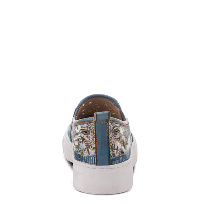 Spring Step L'Artiste Women's Denofeden Sneaker Blue Multi EU 37 / US 6.5-7