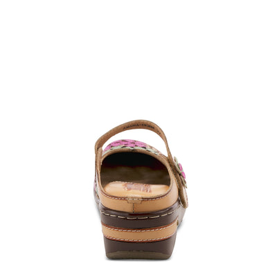 Spring Step L'Artiste Women's Anana Mary-Jane Shoe Beige Multi EU 37 / US 6.5-7