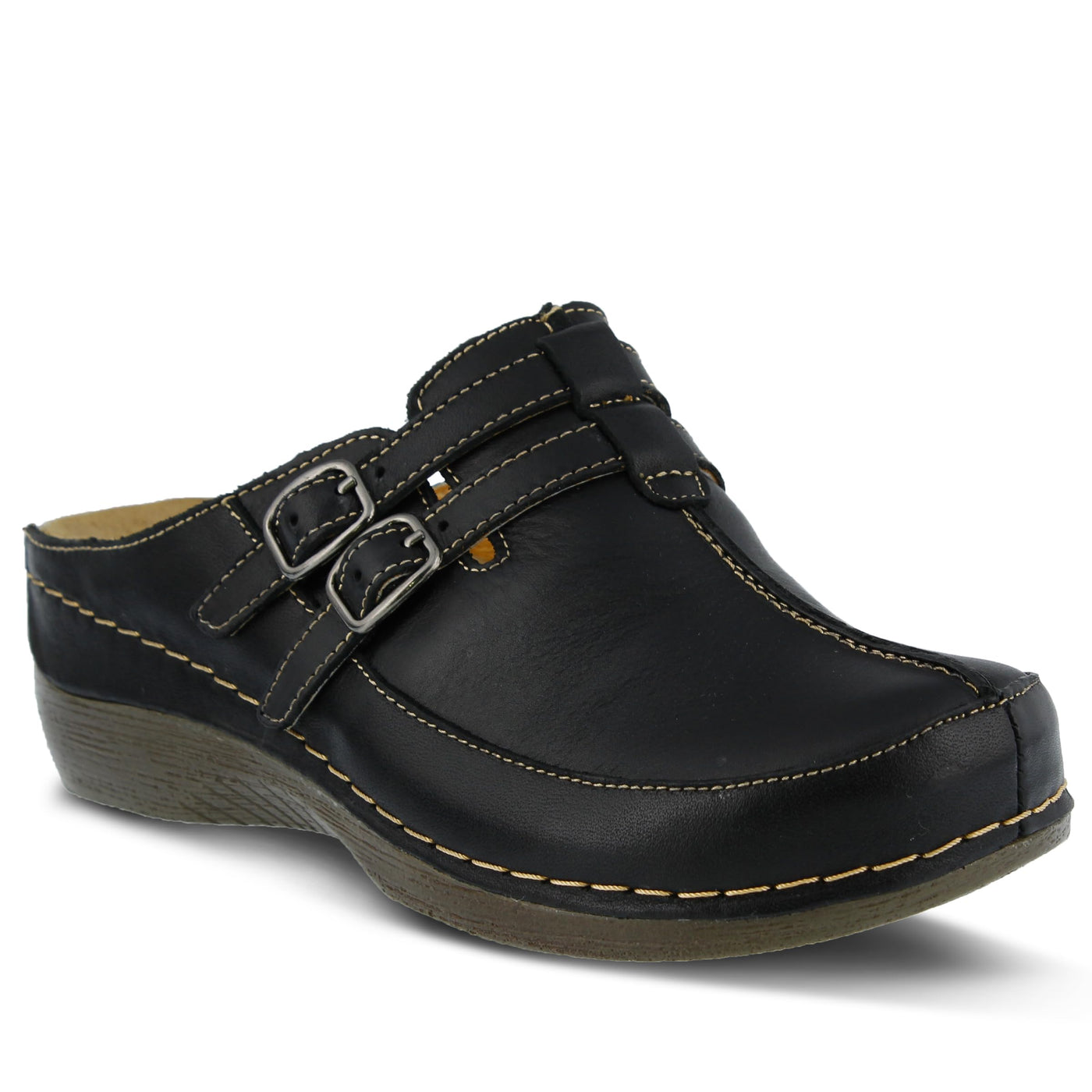 Spring Step Women's Happy Mule, Black, 41 EU/9.5-10 M US