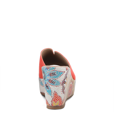 Spring Step Women's Laylani Slide Sandal Coral Suede EU 40 / US 9