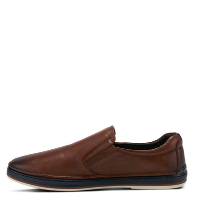 Spring Step Men's Lugano Slip-On Shoe Cognac EU 41 / US 8-8.5