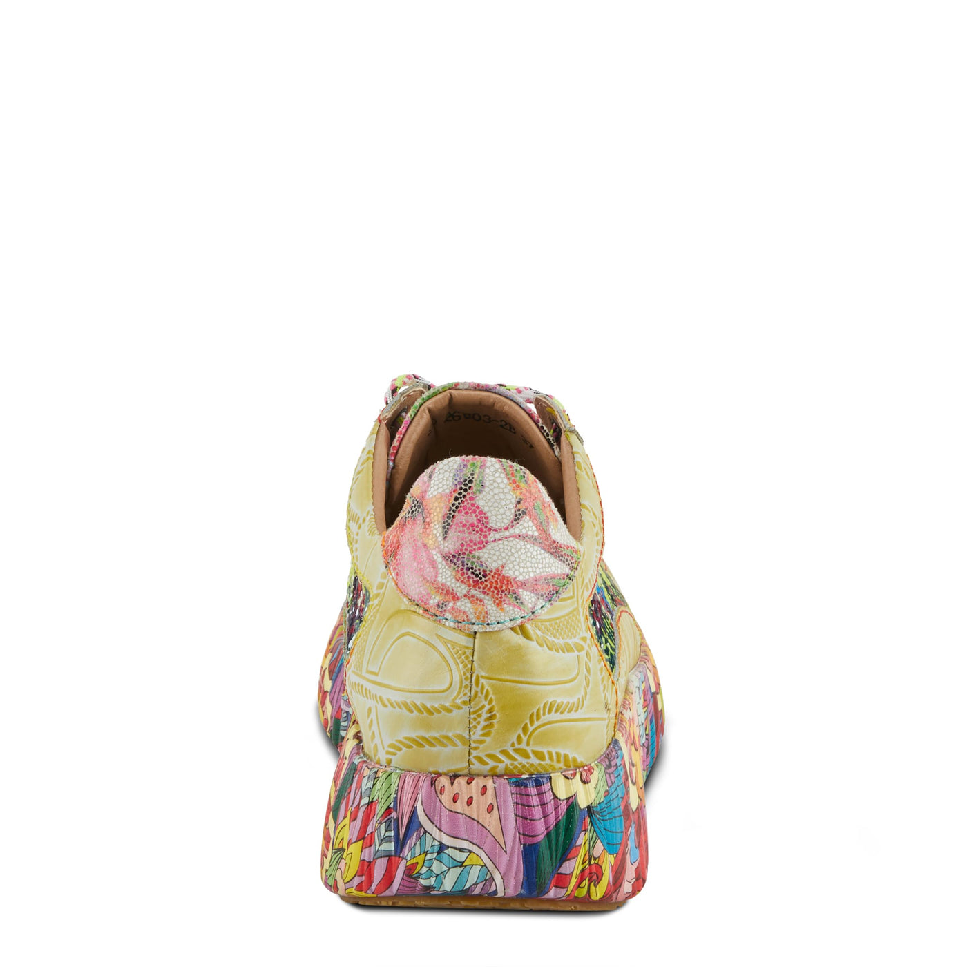 Spring Step L'Artiste Women's CAFFEY Multicolored Fashion Sneakers | Unique Energetic Patterns