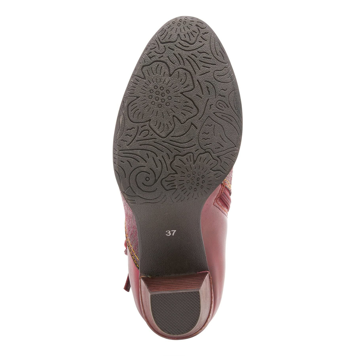 Spring Step L'Artiste Women's Captivate Leather Bootie Bordeaux Multi EU 39 / US 8.5