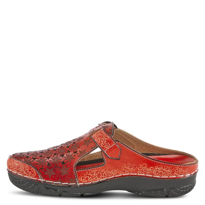 Spring Step L'Artiste Women's Popcorn Slide Sandal Red EU 37 / US 6.5-7