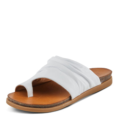 Spring Step Women's Bates Sandal, White, 5.5-6