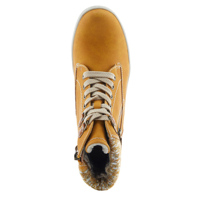 Spring Step Women's Karlene Bootie Mustard EU 37 / US 6.5-7