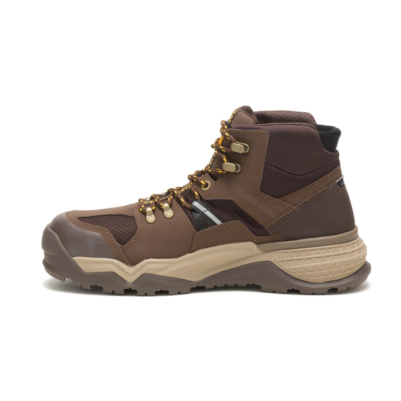 Cat Footwear Men's Provoke Mid Waterproof Alloy Toe Construction Boot