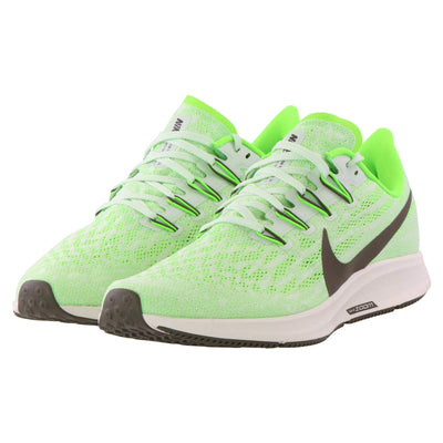 Nike Men's Air Zoom Pegasus 36 Running Shoes, Multicolour Black White Thunder Grey 2, 12