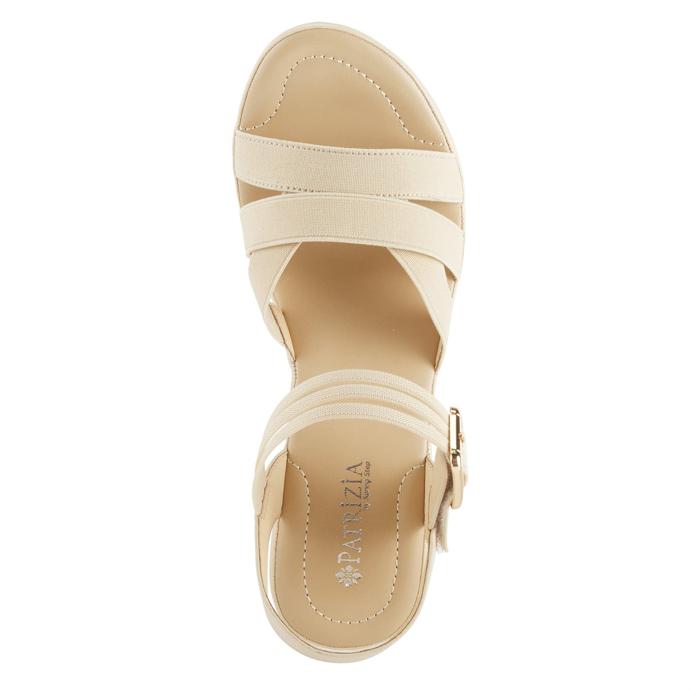 PATRIZIA Women's Neesa-Stretch Slingback Sandal Beige EU 38 / US 7.5-8