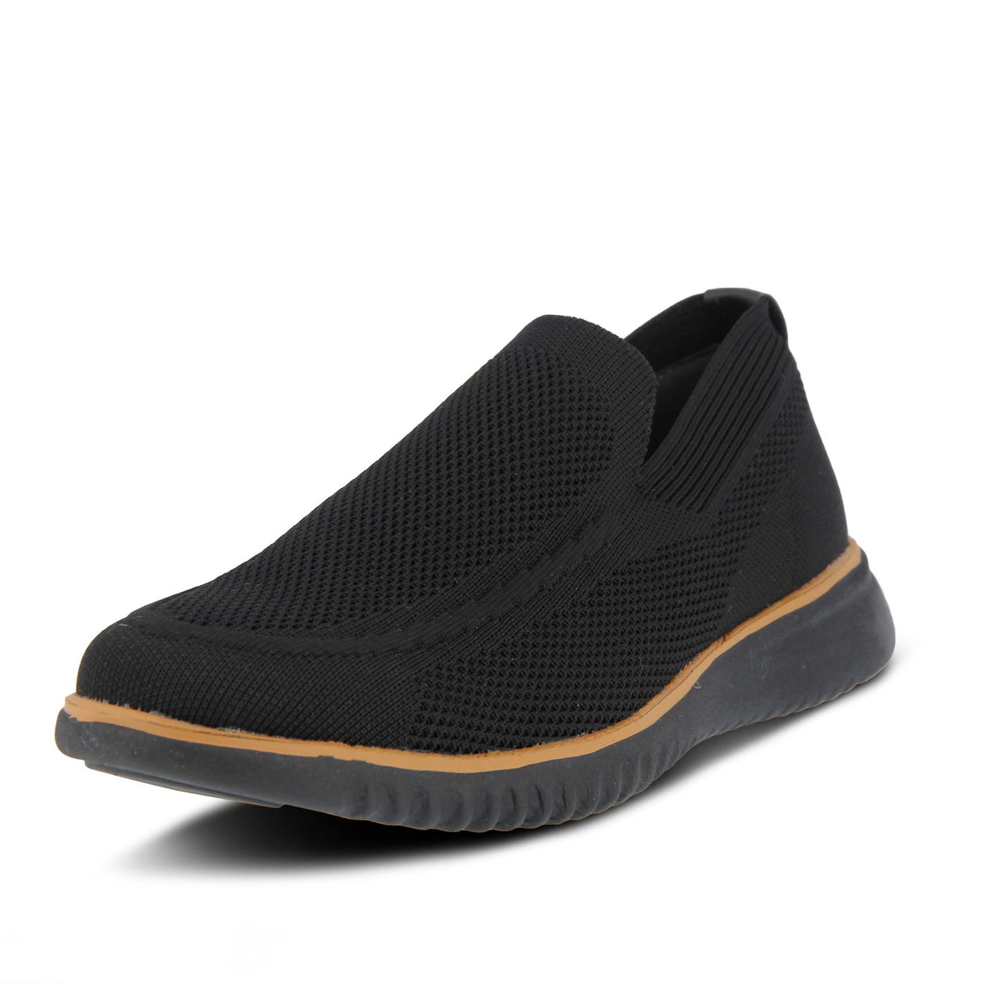 Spring Step Anders Mens Slip-On Shoes - Comfortable Loafer Shoes with Full Length Insole - Lightweight Casual Loafers for Men - Black EU 44 / US 10.5-11