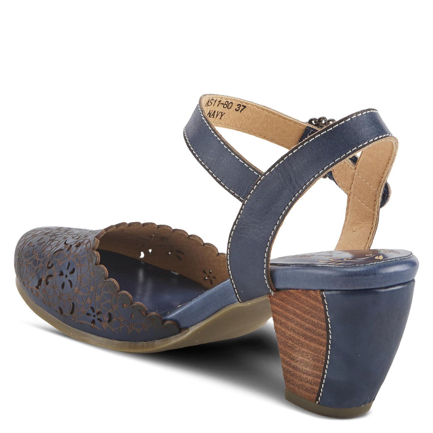 Spring Step L'Artiste Women's Eiloota Sandals Navy EU 37 / US 6.5-7