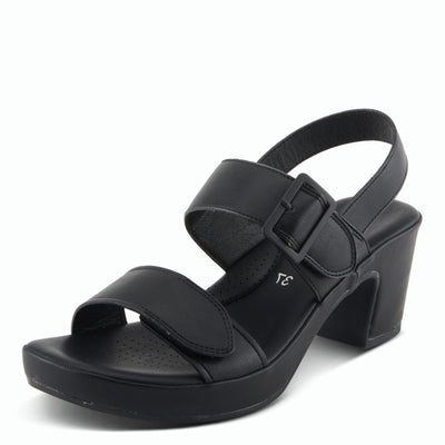 PATRIZIA Women's SANDLIN Slingback Heeled Sandals Black EU 38 / US 7.5-8