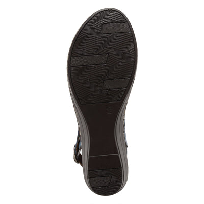 Spring Step Women's Belizana Slingback Sandal Blue EU 38 / US 7.5-8