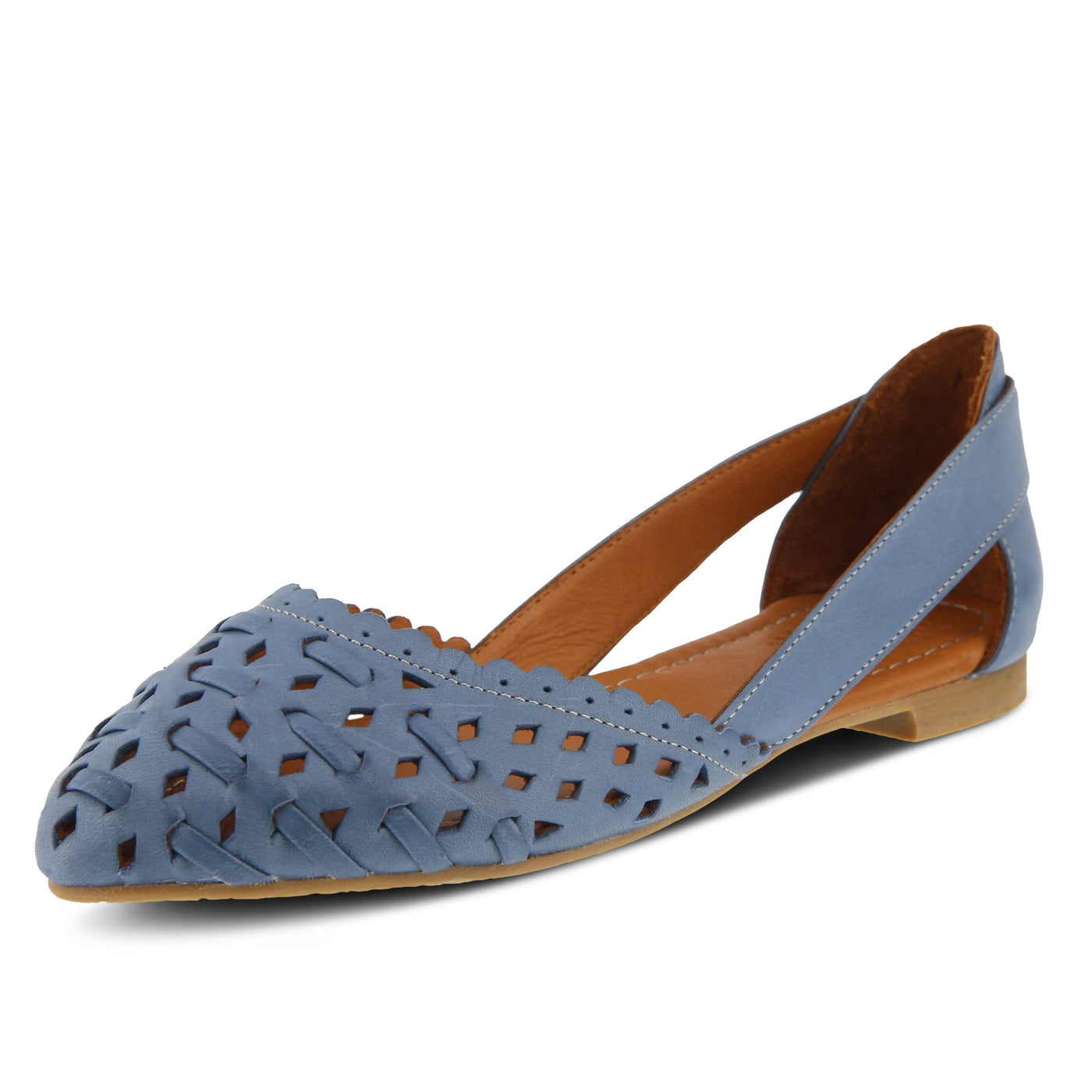 Spring Step Women's Delorse Slip-On Shoe Denim Blue EU 39 / US 8.5
