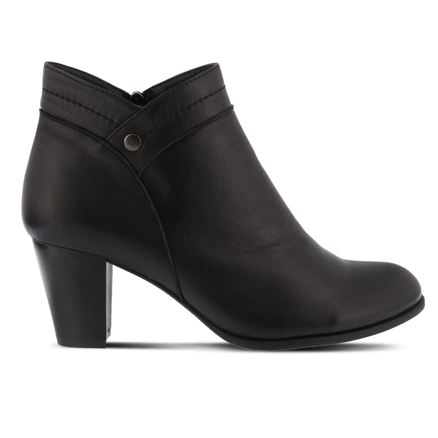 Spring Step womens Itilia Ankle Bootie, Black, 8.5 US