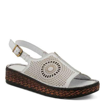 Spring Step Women's Cordero Sandal, White, 8.5