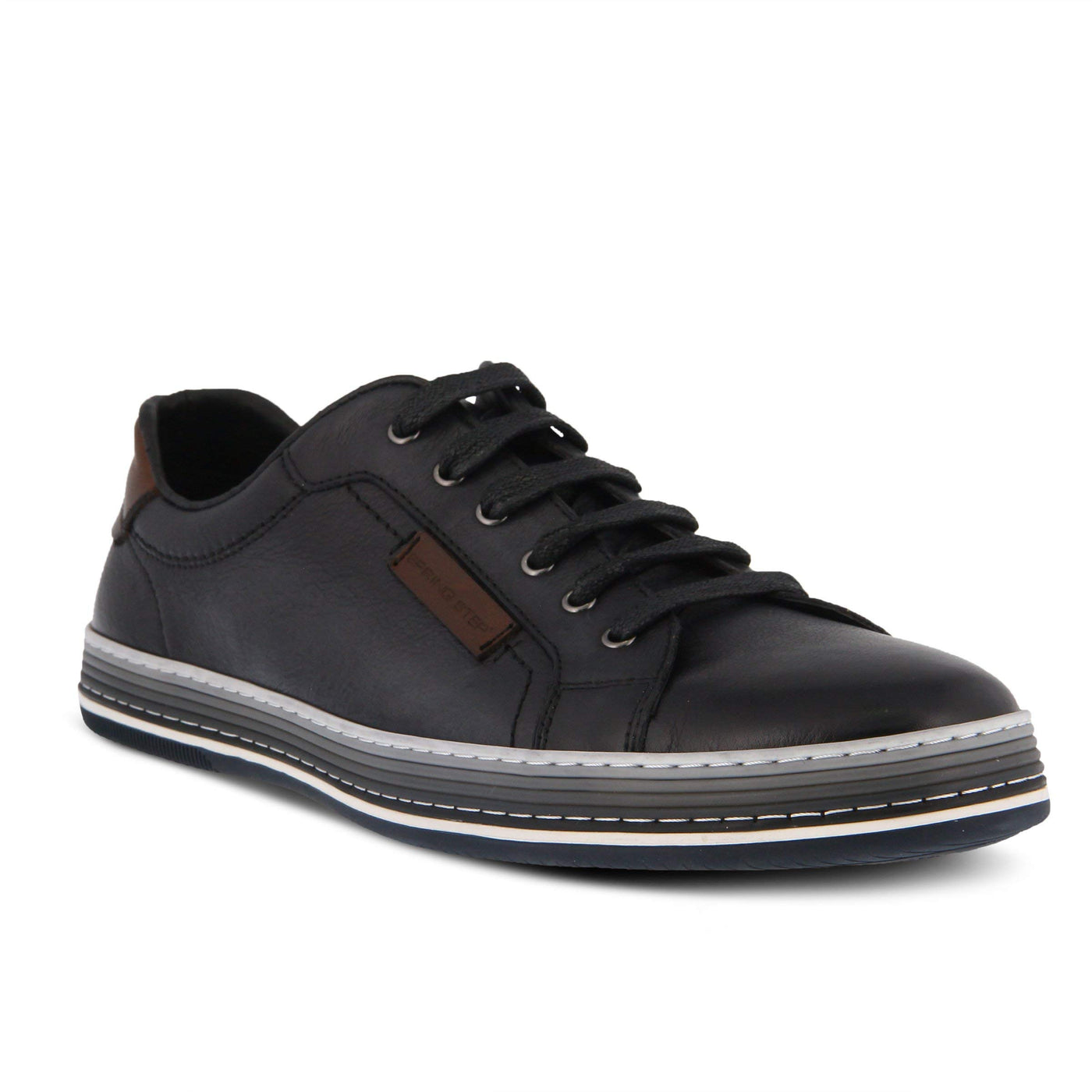 Spring Step Men Tommie Black Shoe US 9.5-10