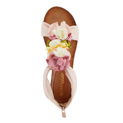 PATRIZIA Women's Begonia Wedge Sandal Pink Multi EU 38 / US 7.5-8