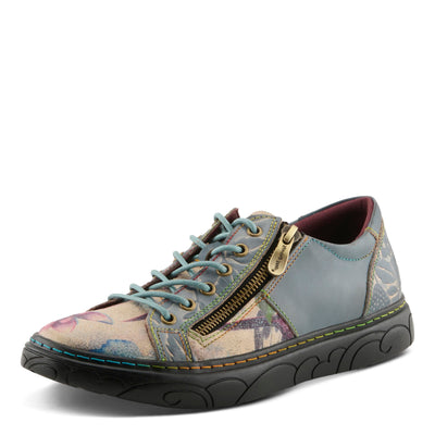 Spring Step L`Artiste Women's Danli-Bloom Sneaker Blue Multi EU 37 / US 6.5-7
