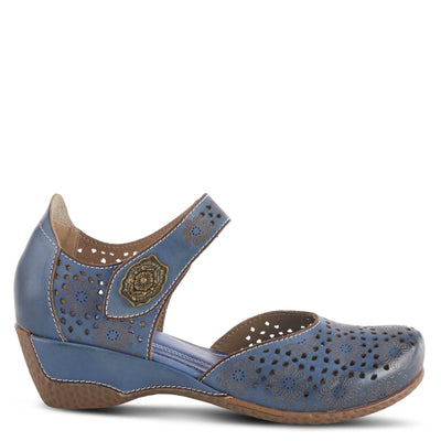 Spring Step L'Artiste Women's Americana Wedge Mary Jane Shoe Navy EU 41 / US 9.5-10