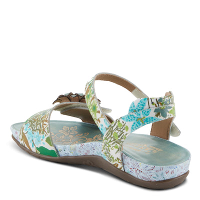 L'Artiste by Spring Step Women's Gladystee Sandal, Teal Multi, 9