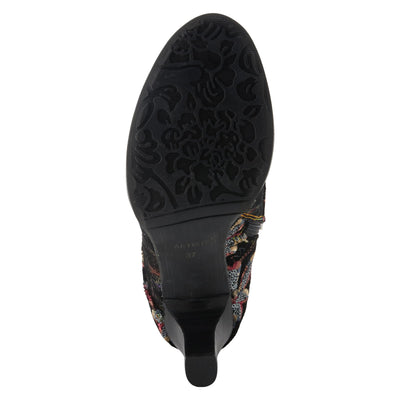 Spring Step L'Artiste Women's Glisten Leather Bootie Black Multi EU 36 / US 5.5-6