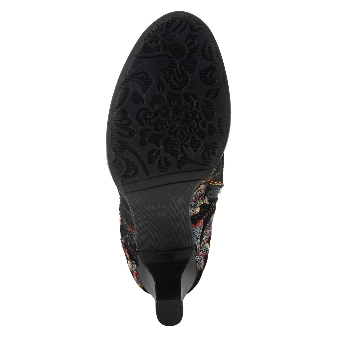 Spring Step L'Artiste Women's Glisten Leather Bootie Black Multi EU 41 / US 9.5-10