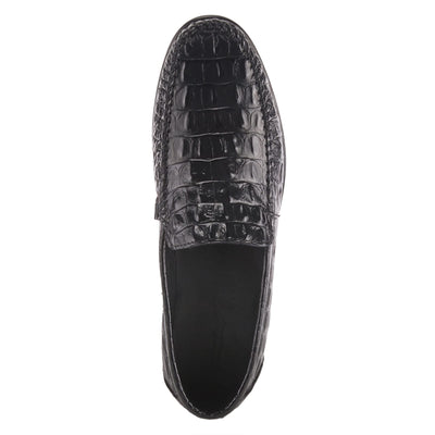 Spring Step Men's Choz Slip-On Shoe Black Croco EU 44 / US 10.5-11