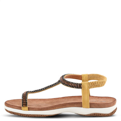 PATRIZIA Women's Kummi Thong Sandal Mustard EU 38 / US 7.5-8