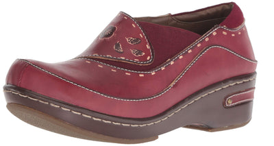 L’Artiste by Spring Step Women's Burbank Slip-On Loafer, Bordeaux, 40 EU/9 M US