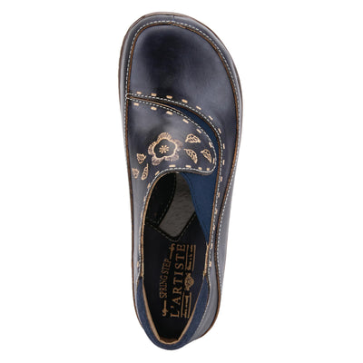 Spring Step L'Artiste Women's Burbank Slip-On Shoe Navy EU 35 / US 5