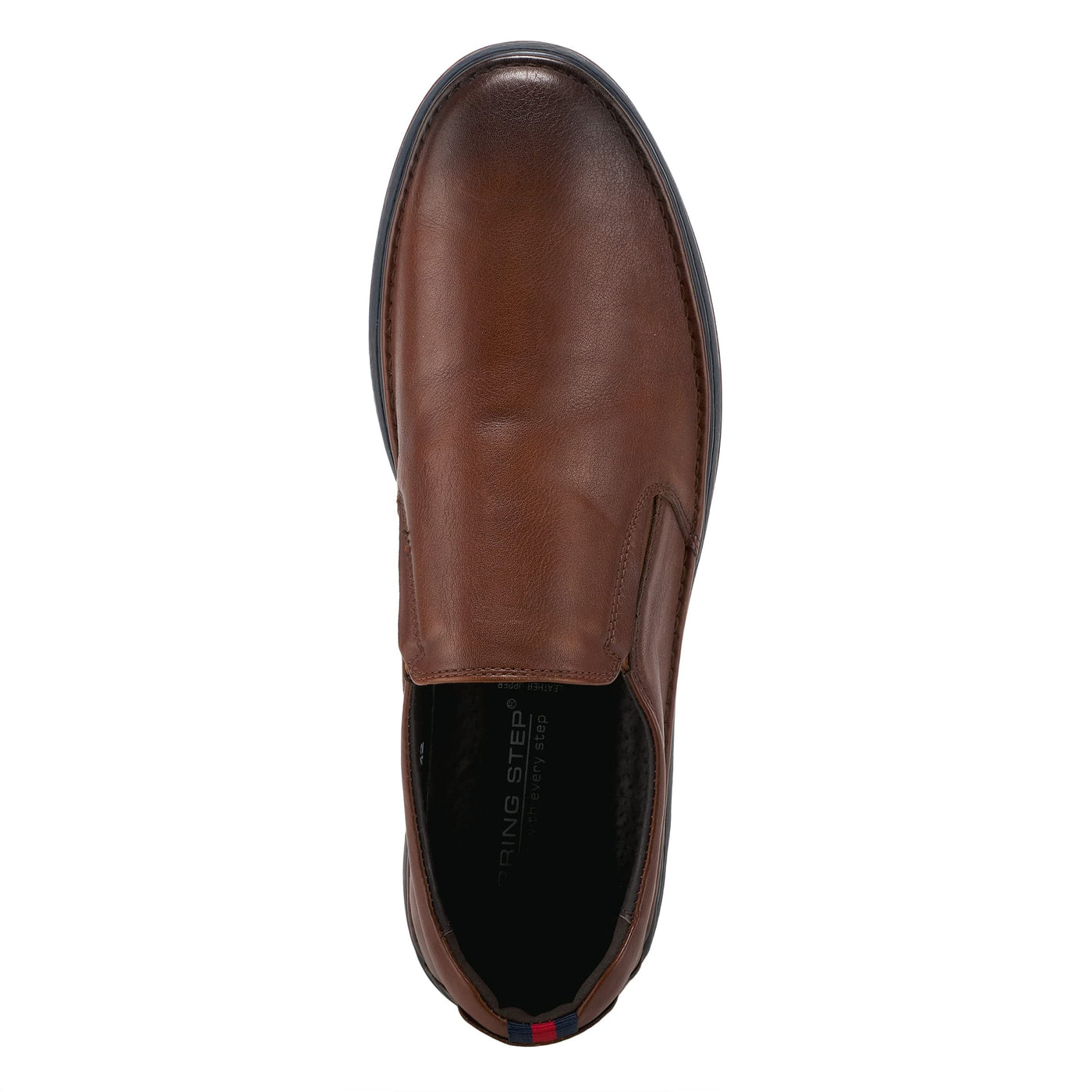 Spring Step Men's Lugano Slip-On Shoe Cognac EU 41 / US 8-8.5