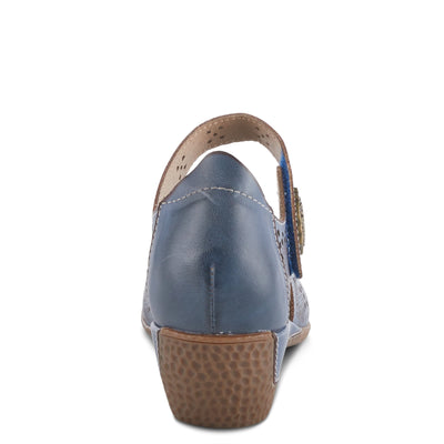 Spring Step L'Artiste Women's Americana Wedge Mary Jane Shoe Navy EU 36 / US 5.5-6