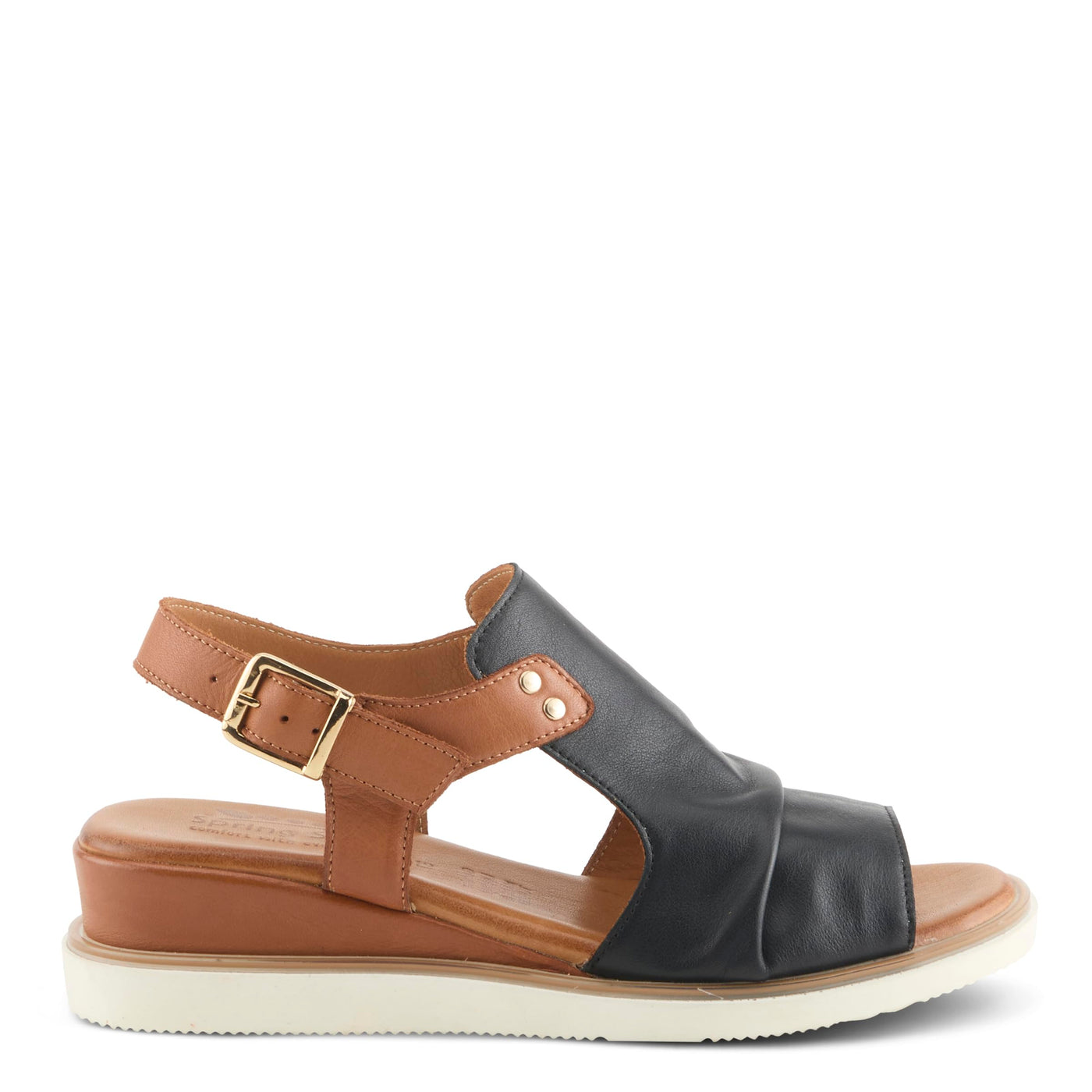 Spring Step Women's Locals Sandal, Black Multi, 9