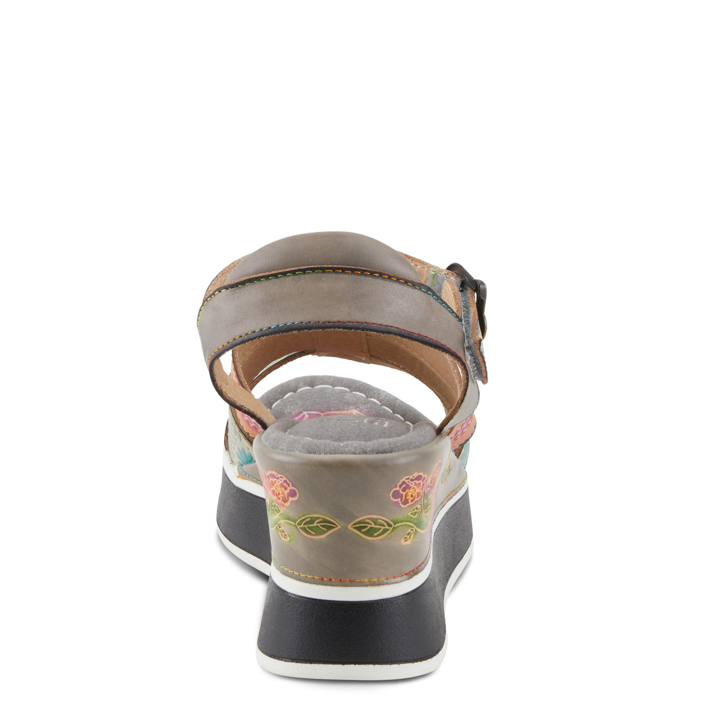 Spring Step L'Artiste Women's FloralBloom - Hand-Painted Lightweight Athleisure Sandals