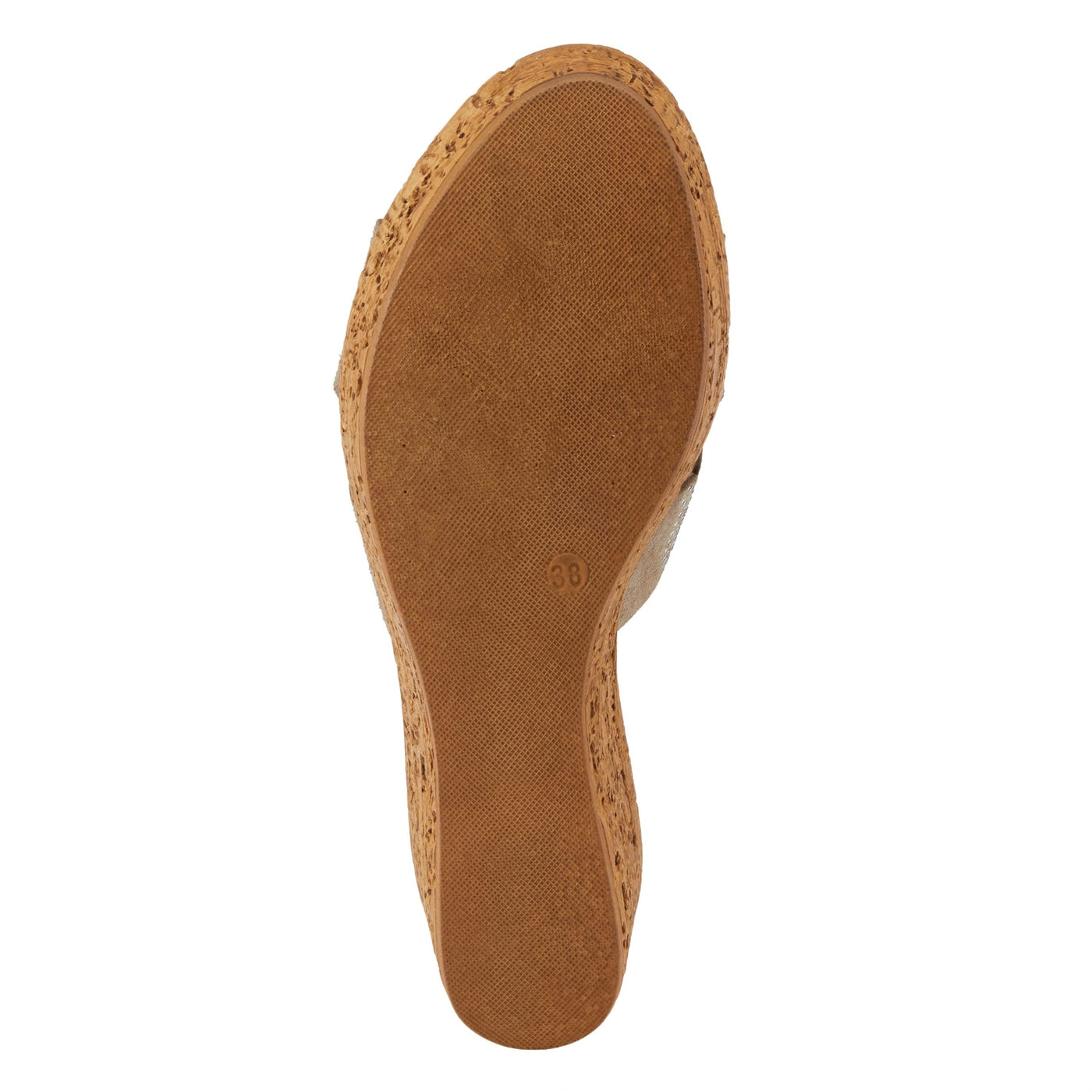 Spring Step Women's Mssteamy Slide Wedge Sandal Beige Suede EU 40 / US 9
