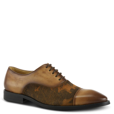 Spring Step L'Artiste Men's Calder Leather Oxford Shoes Camel EU 45 / US 11.5