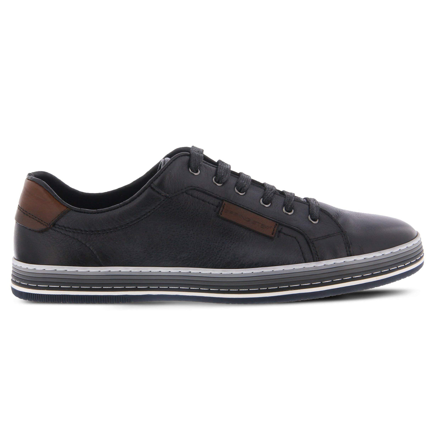 Spring Step Men Tommie Black Shoe US 9.5-10