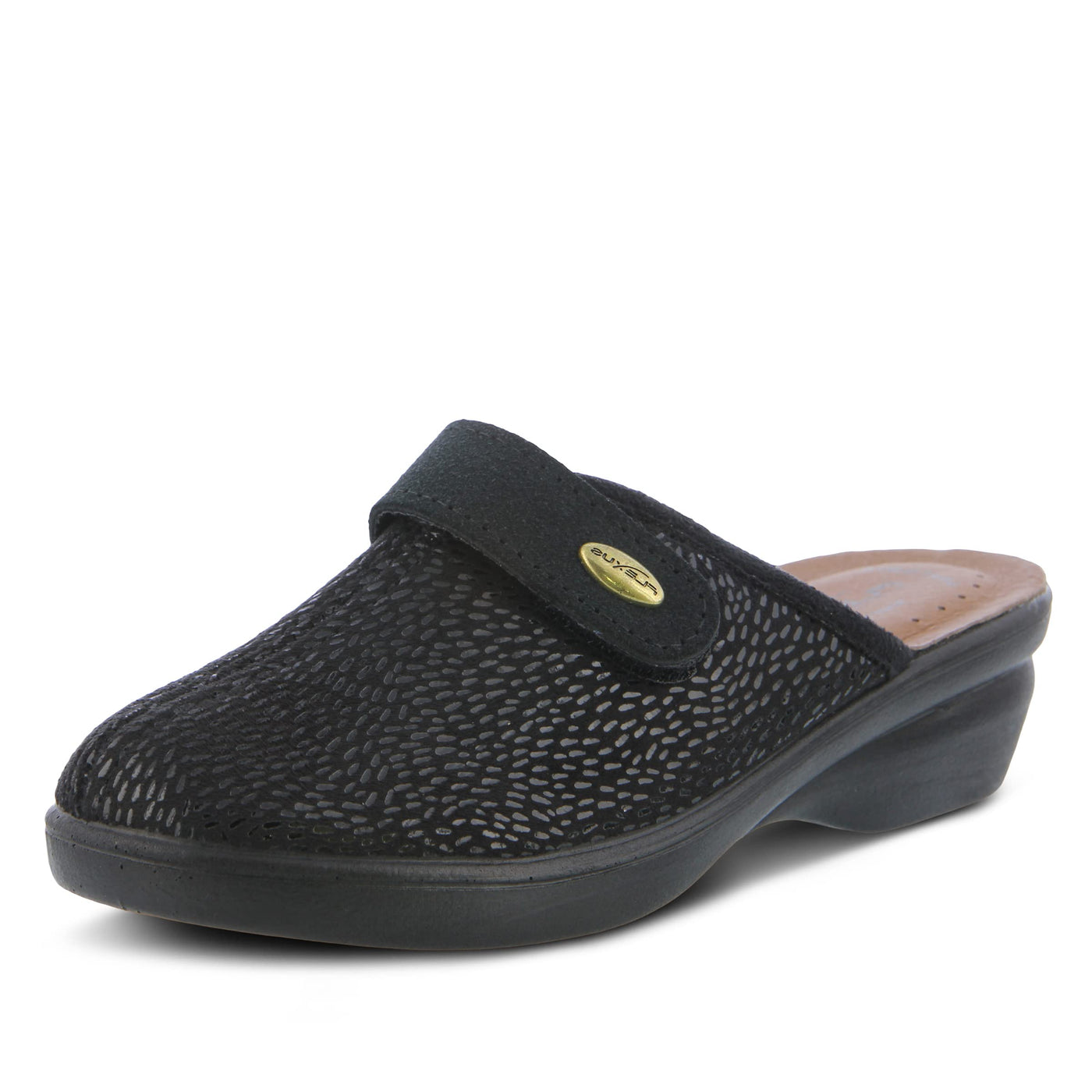 Flexus by Spring Step Women's Merula Mule, Black, 36 EU/5.5-6 M US