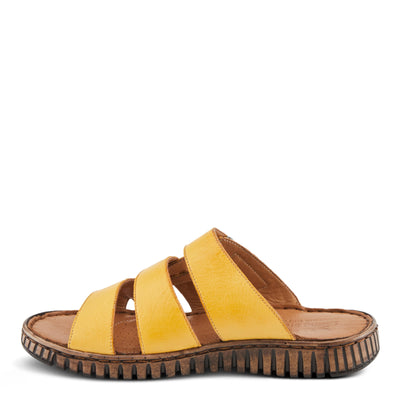 Spring Step Women's Olly Sandal, Mustard, 10.5-11