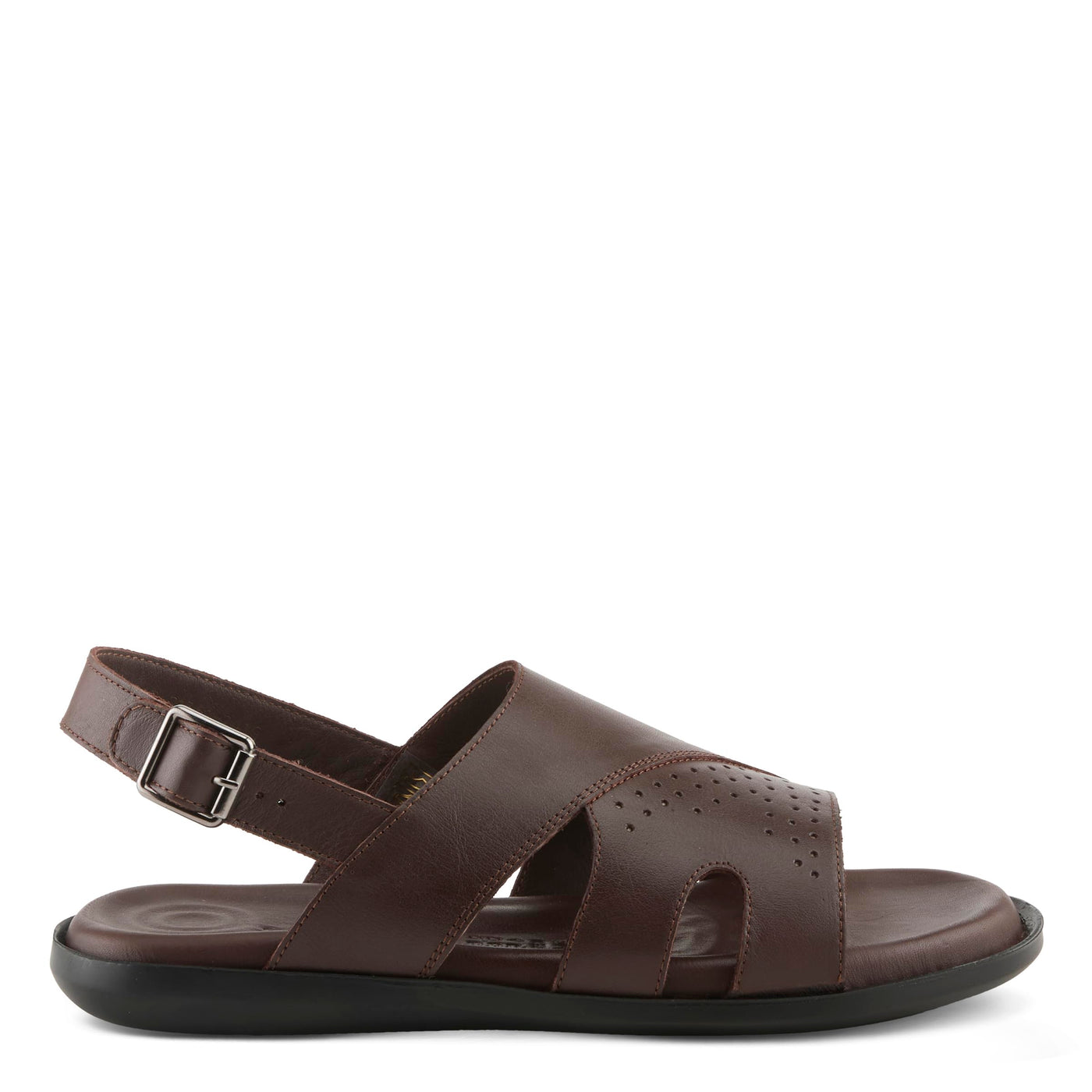 Spring Step Men's Jeff Slingback Sandal Brown EU 41 / US 8-8.5