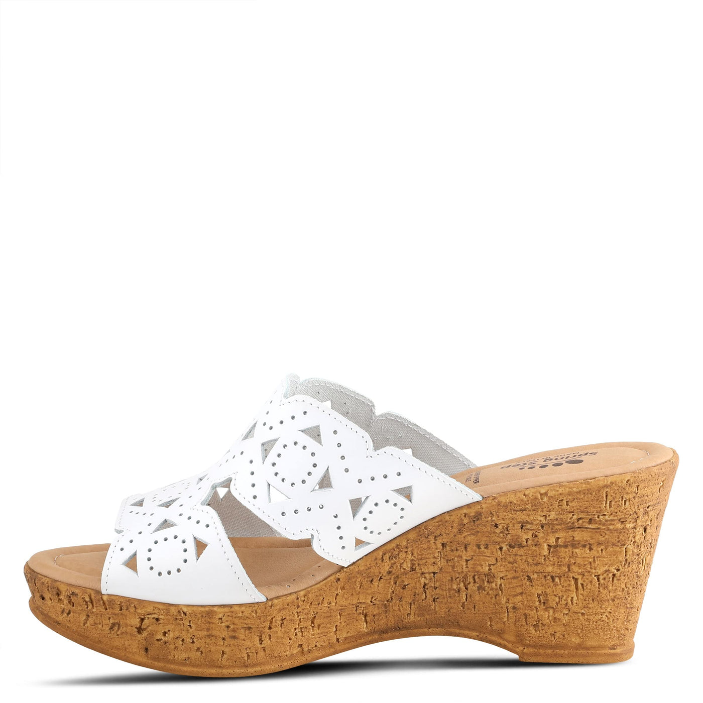 Spring Step Women's Flamyo Slide Sandal White EU 40 / US 9