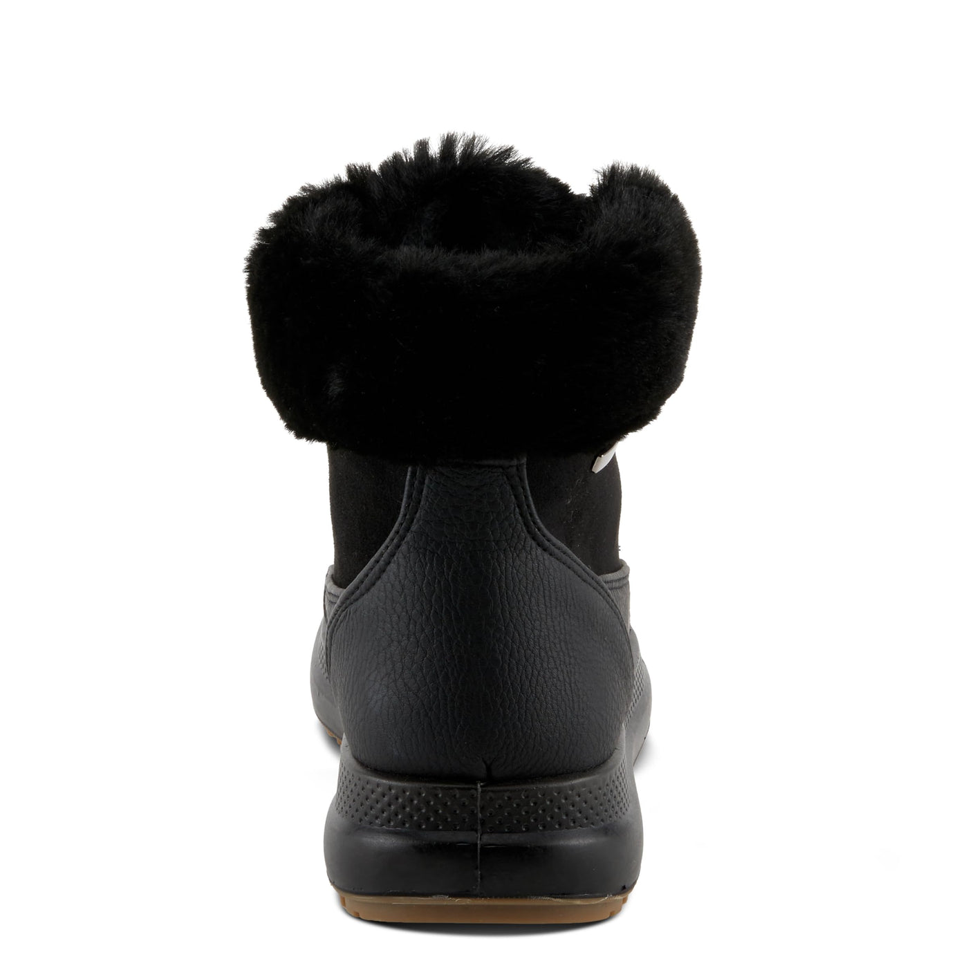 Flexus Women's BURRELL Lace-Up Platform Booties with Faux Fur Lining, Zipper Closure, and Cozy Design