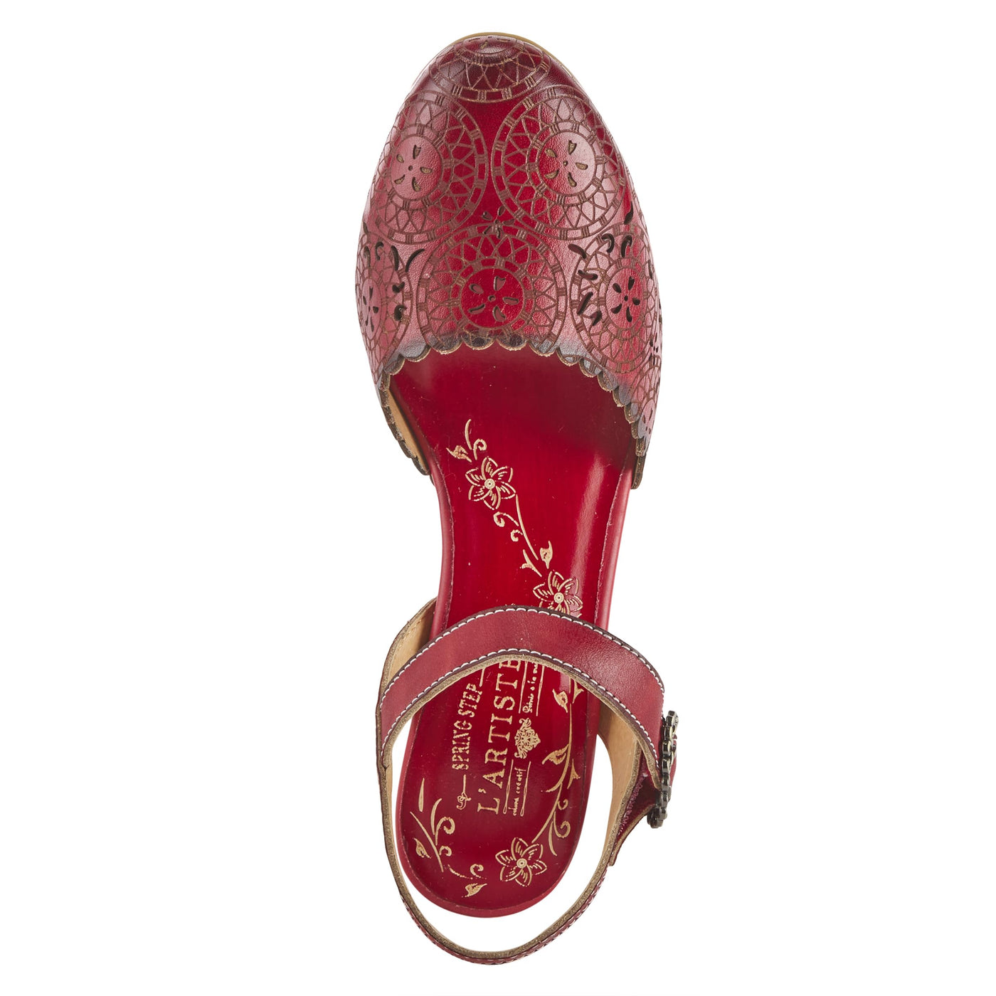 Spring Step L'Artiste Women's Eiloota Sandals Red EU 41 / US 9.5-10