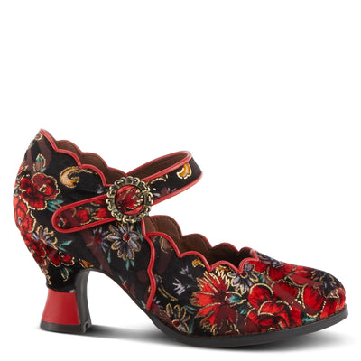 Spring Step L`Artiste Women's Adodora Synthetic Mary Jane Red Multi EU 42 / US 10.5-11