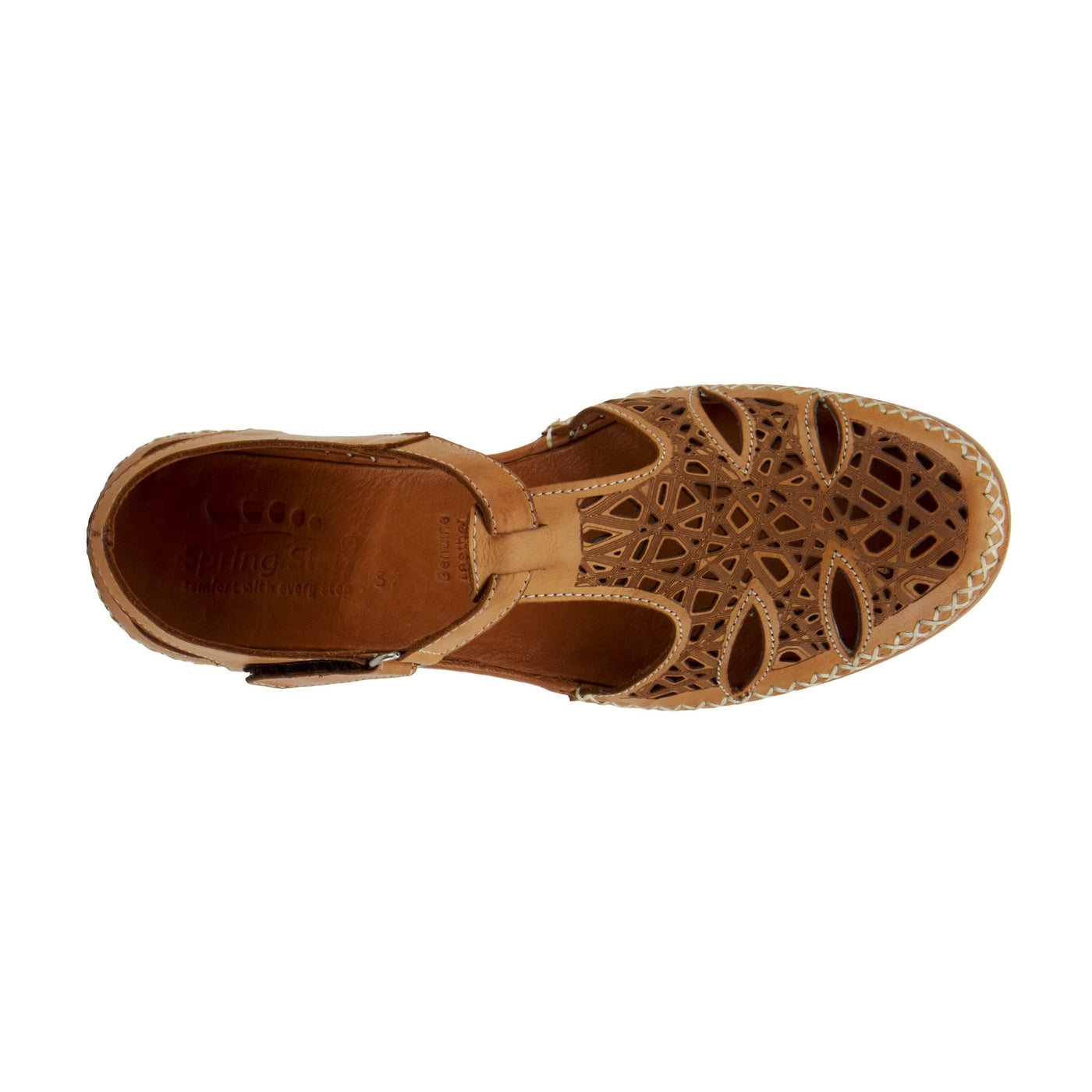 Spring Step Women's Irin T-Strap Shoe Brown EU 41 / US 9.5-10