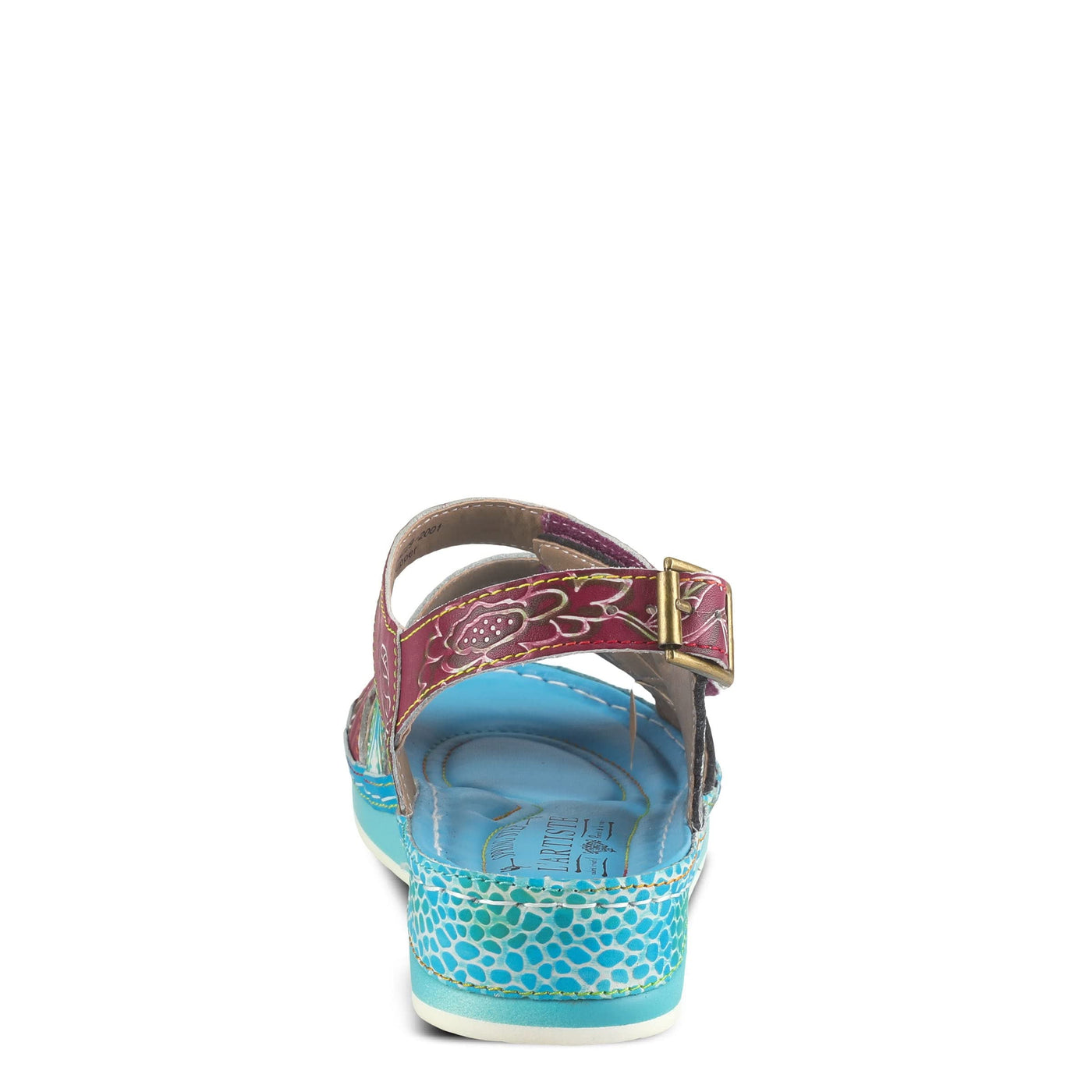 L�Artiste by Spring Step Women's Sumacah-aqm Slide Sandal, Aqua, 37 EU/6.5-7 M US