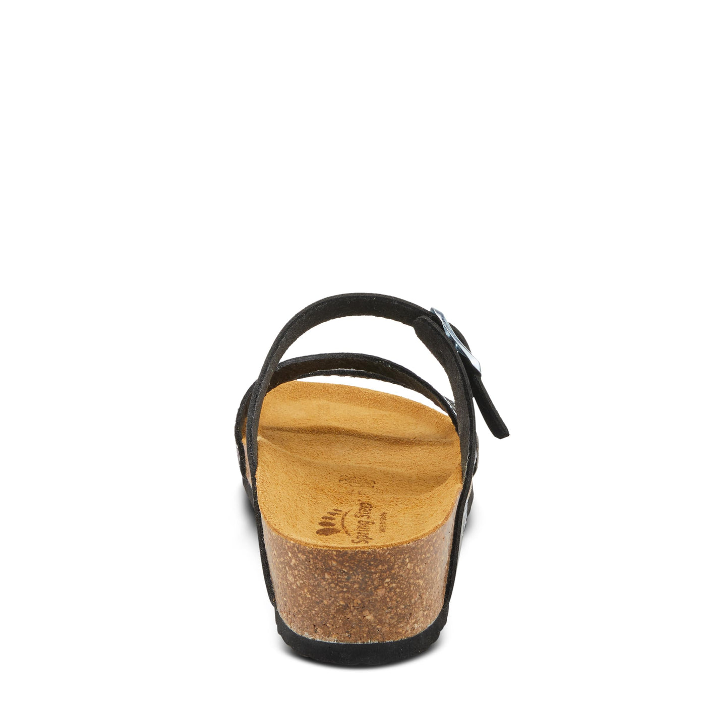 Spring Step ARENALL Women's Asymmetrical Sandals Slide - Eye-Catching Buckle Detail, Exceptional Comfort Black Multi EU 42 / US 10.5-11