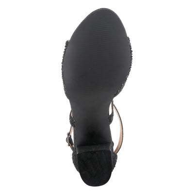 PATRIZIA Women's Delamore Open-Toe Sandal Black EU 41 / US 9.5-10